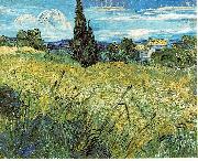 Vincent Van Gogh, Green Wheat Field with Cypress